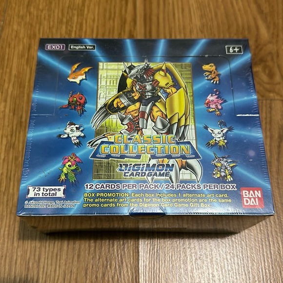 classic collection digimon card game Digimon Card Game: Classic Collection [EX-01] Booster Box